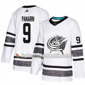 Miesten NHL Columbus Blue Jackets Pelipaita Artemi Panarin 9 2019 All-Star Adidas Valkoinen Authentic